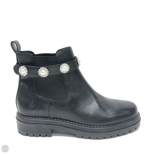 Boots Ankle Flats By Copper Key In Black, Size: 9.5