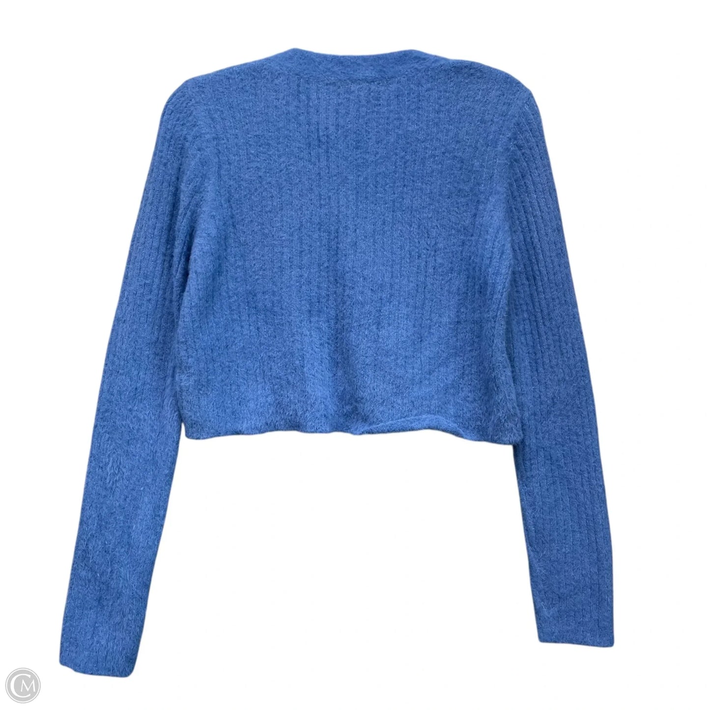 Sweater Cardigan By Cotton Candy In Blue, Size: M