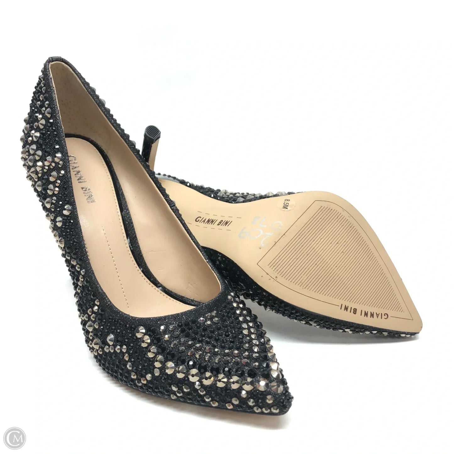 Shoes Heels Stiletto By Gianni Bini In Black, Size: 8.5