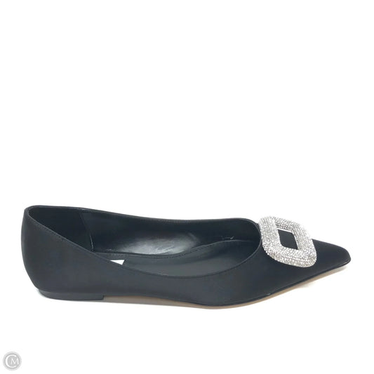 Shoes Flats By Steve Madden In Black & Silver, Size: 7