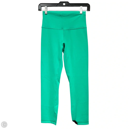 Athletic Leggings By Lululemon In Green, Size: 6