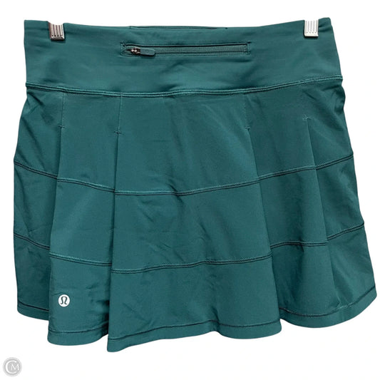 Athletic Skort By Lululemon In Green, Size: 4