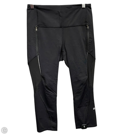 Athletic Leggings Capris By Lululemon In Black, Size: 6