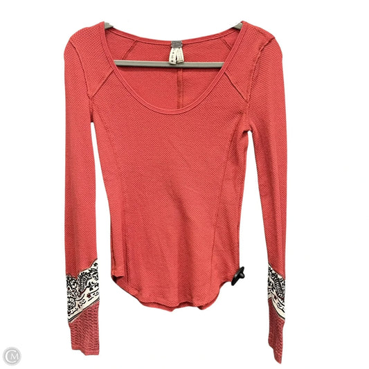 Top Long Sleeve By We The Free In Orange, Size: S