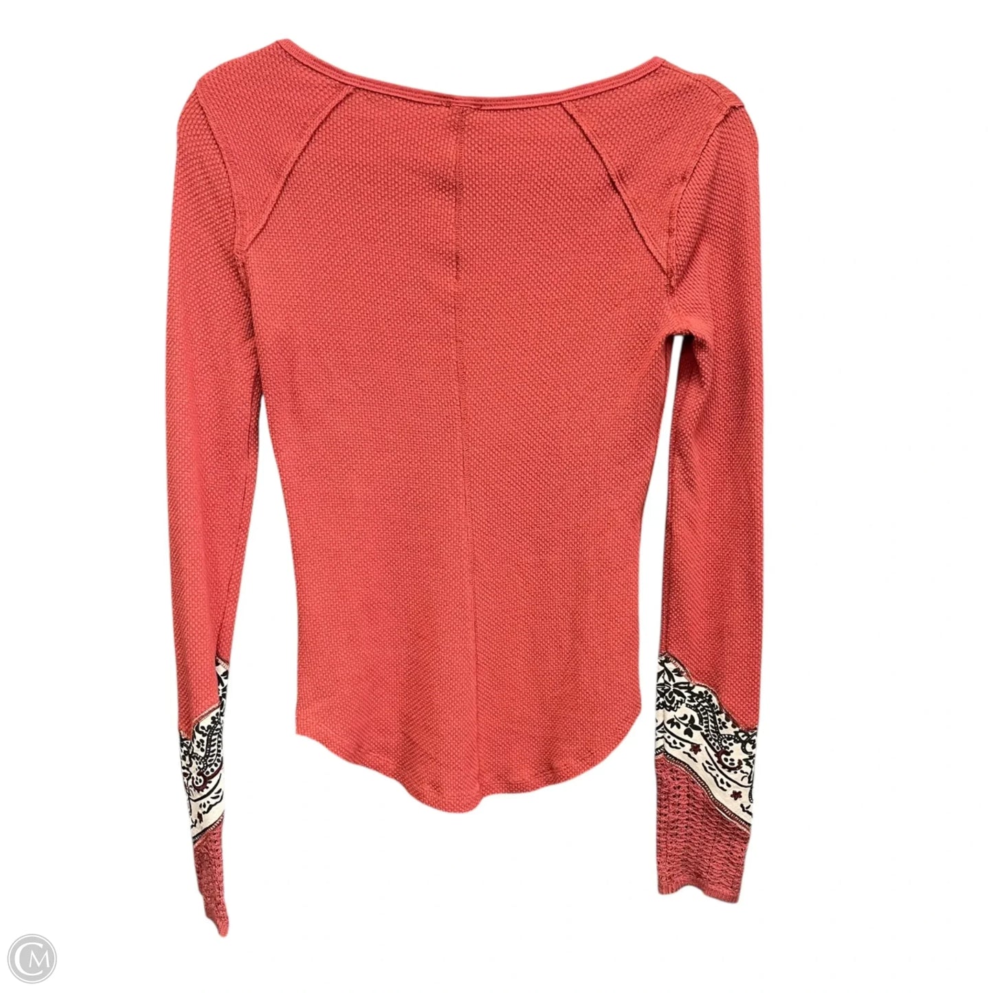 Top Long Sleeve By We The Free In Orange, Size: S