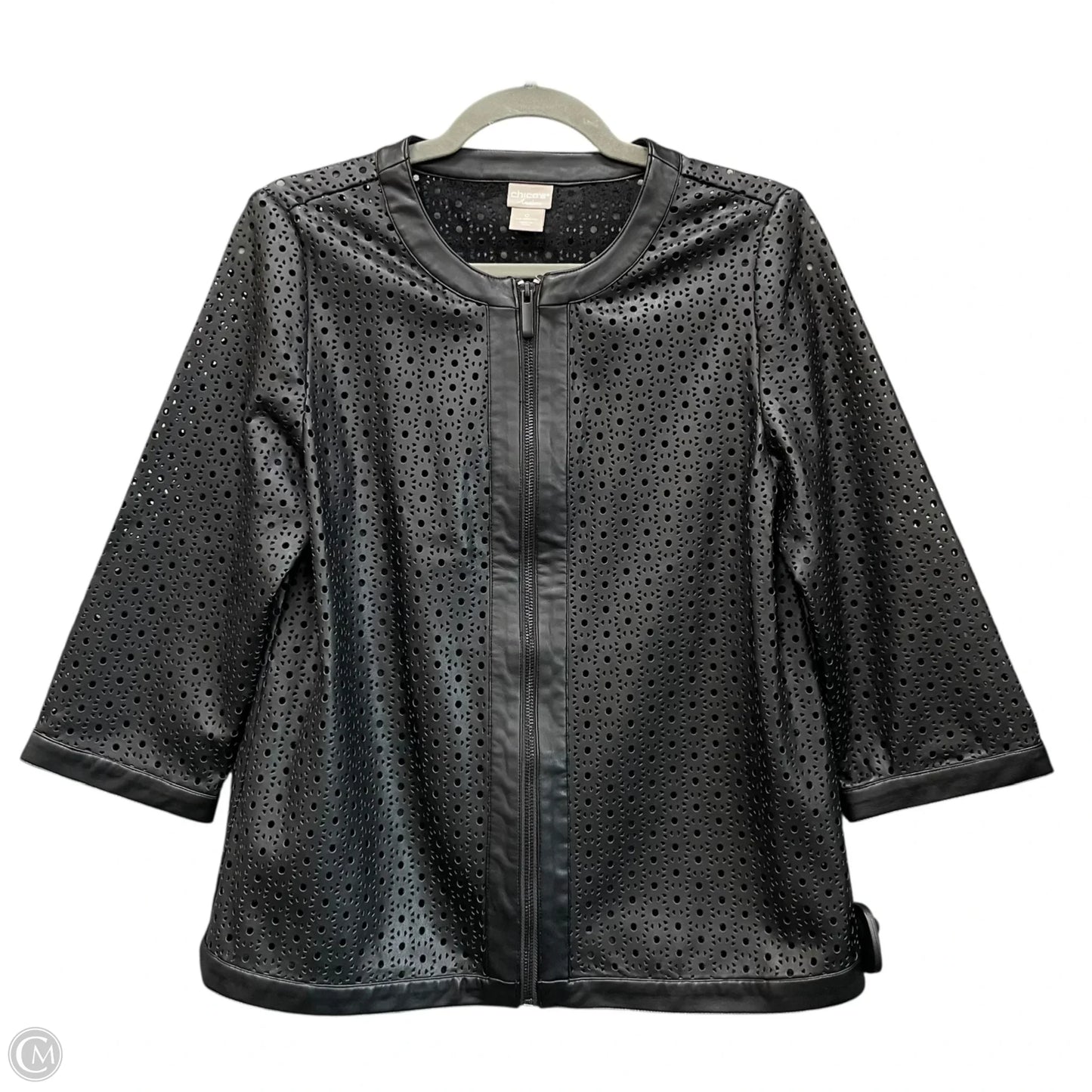 Jacket Other By Chicos In Black, Size: L