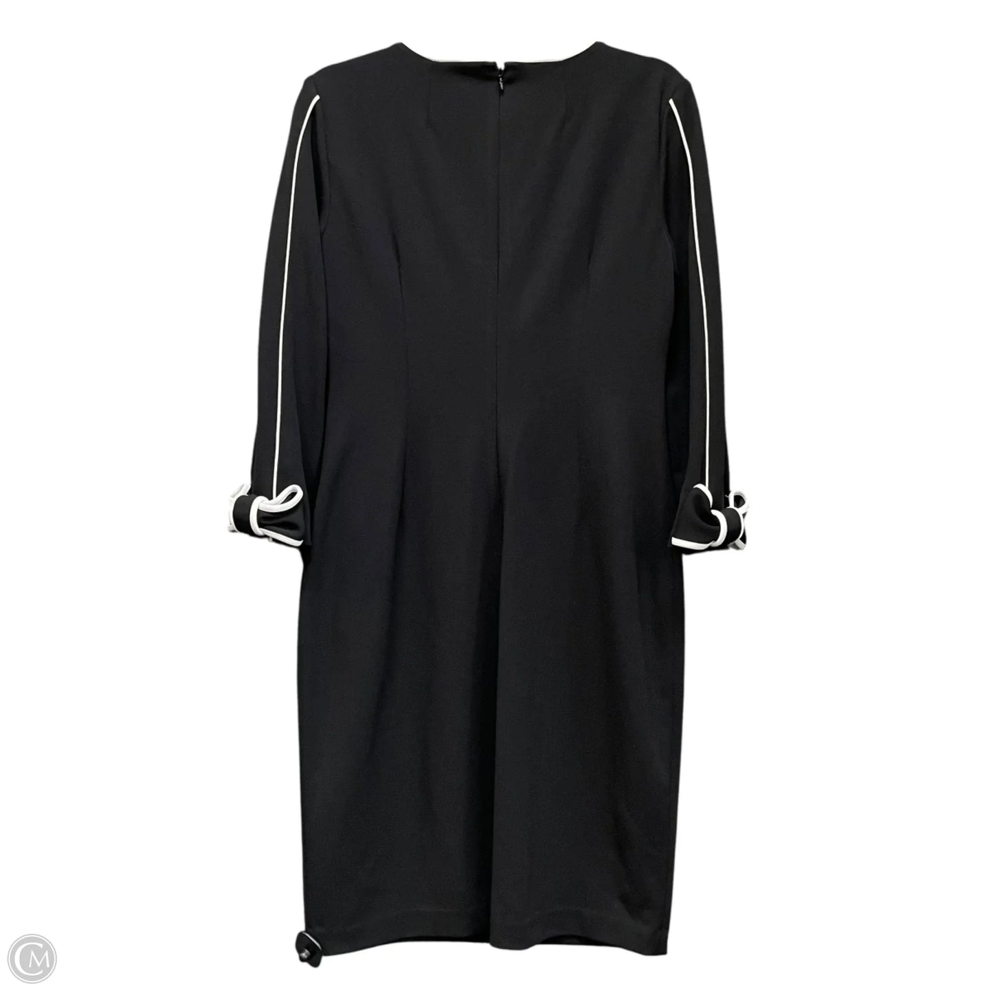 Dress Casual Short By Calvin Klein In Black & White, Size: 10