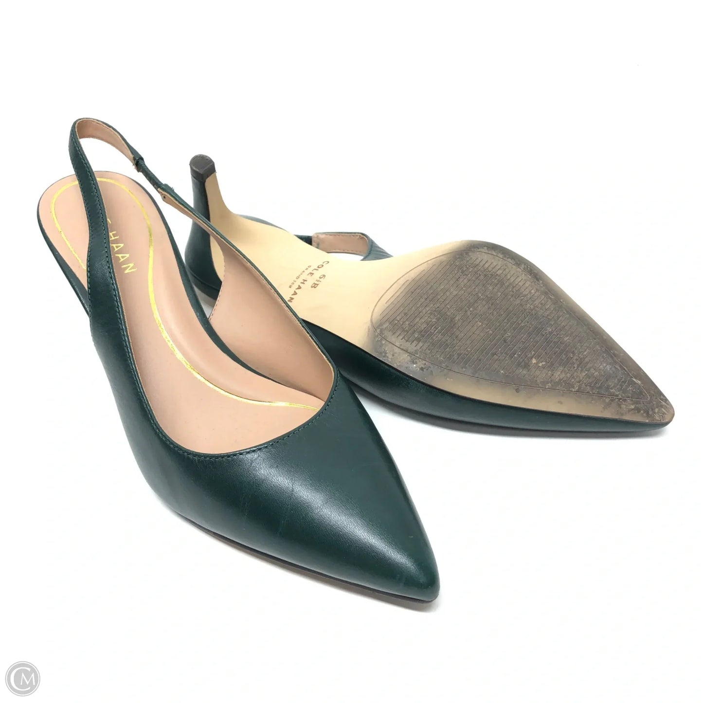 Shoes Heels Kitten By Cole-haan In Green, Size: 6.5