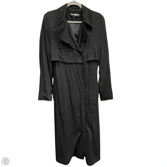 Coat Designer By Karl Lagerfeld In Black, Size: S