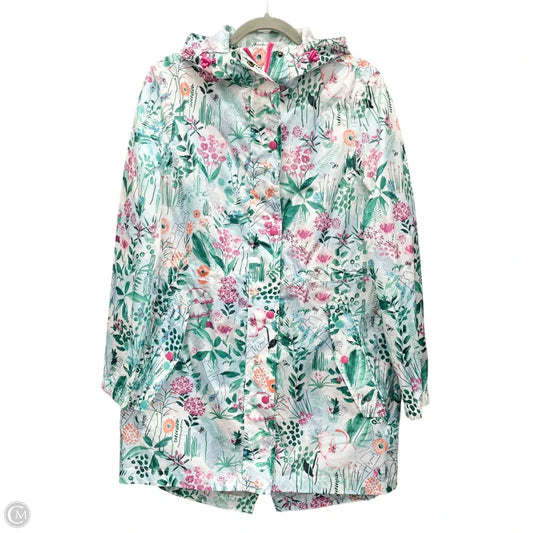 Coat Raincoat By Joules In Multi-colored, Size: 6