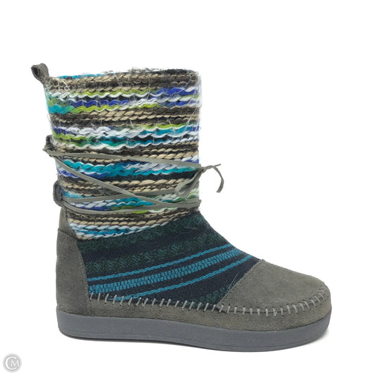 Boots Ankle Flats By Toms In Multi-colored, Size: 7