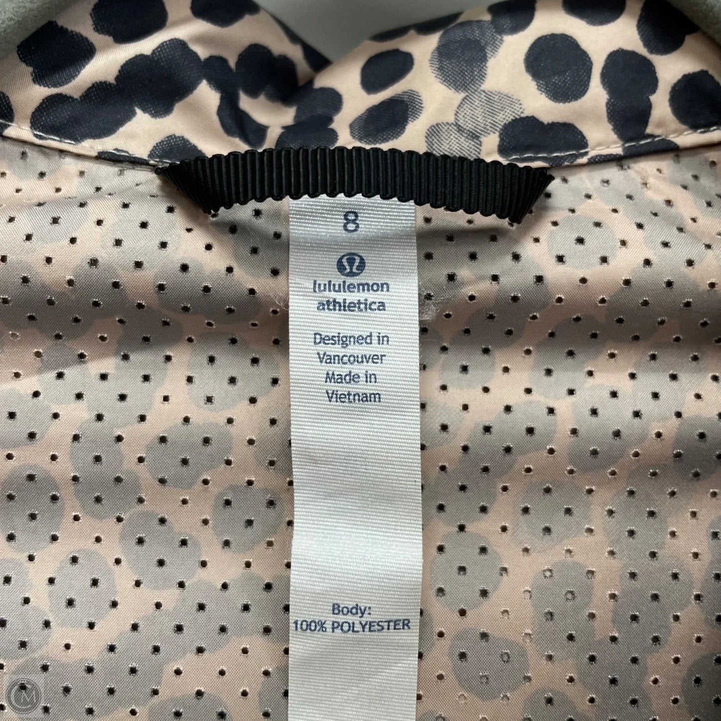 Vest Other By Lululemon In Black & Tan, Size: 8