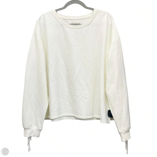 Sweatshirt Crewneck By Idyllwind In Cream, Size: Xl