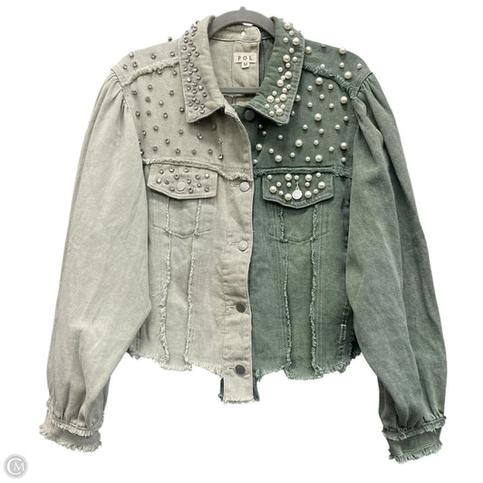 Jacket Other By Pol In Green, Size: M