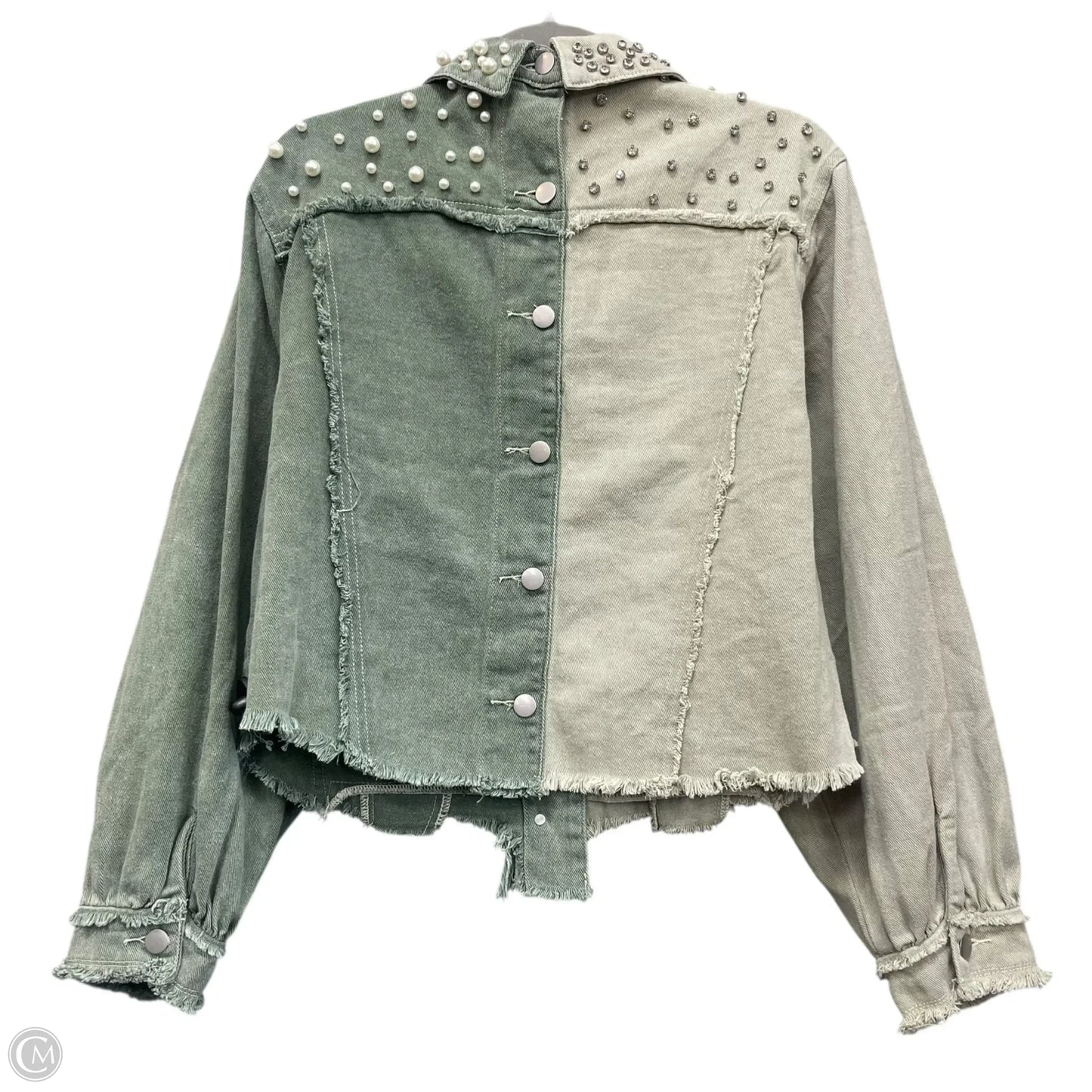 Jacket Other By Pol In Green, Size: M