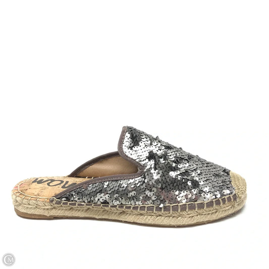 Shoes Flats By Sam Edelman In Silver, Size: 8.5