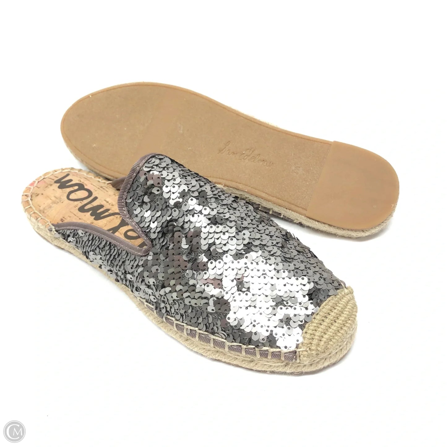 Shoes Flats By Sam Edelman In Silver, Size: 8.5