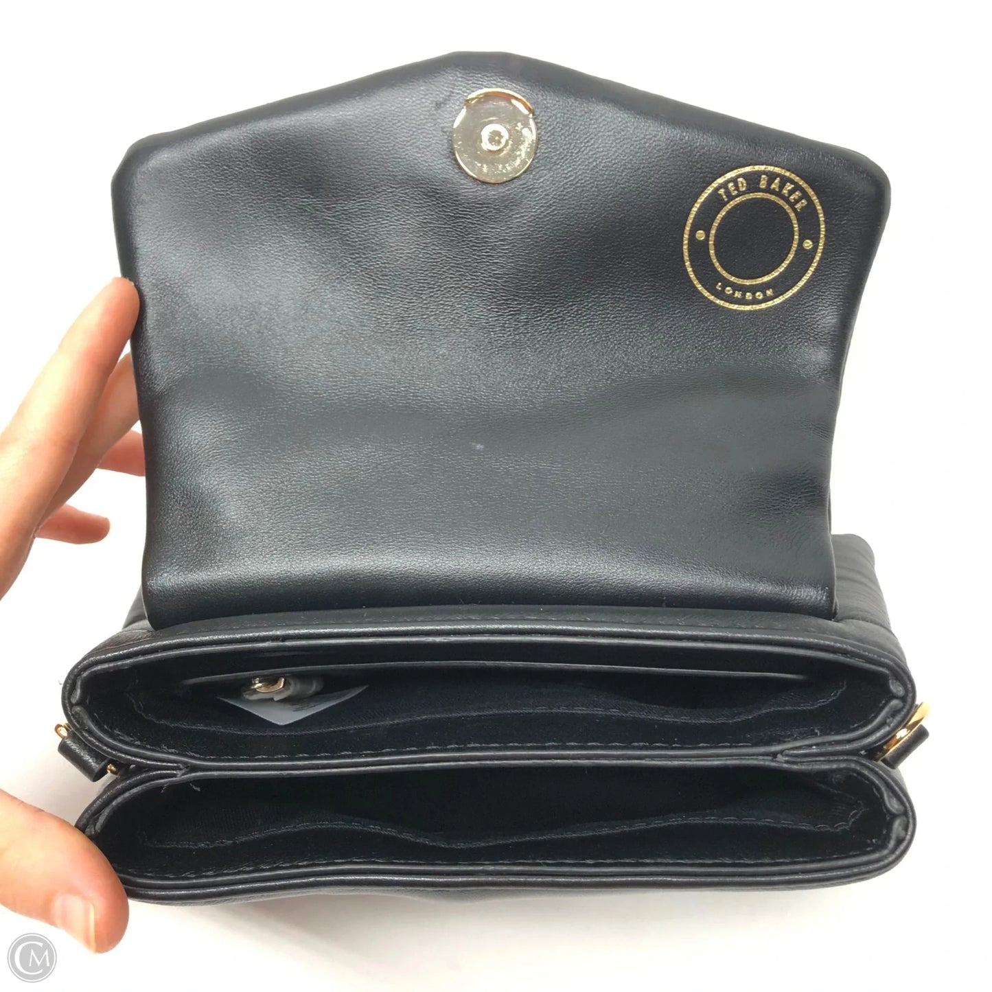 Crossbody Leather By Ted Baker, Size: Small