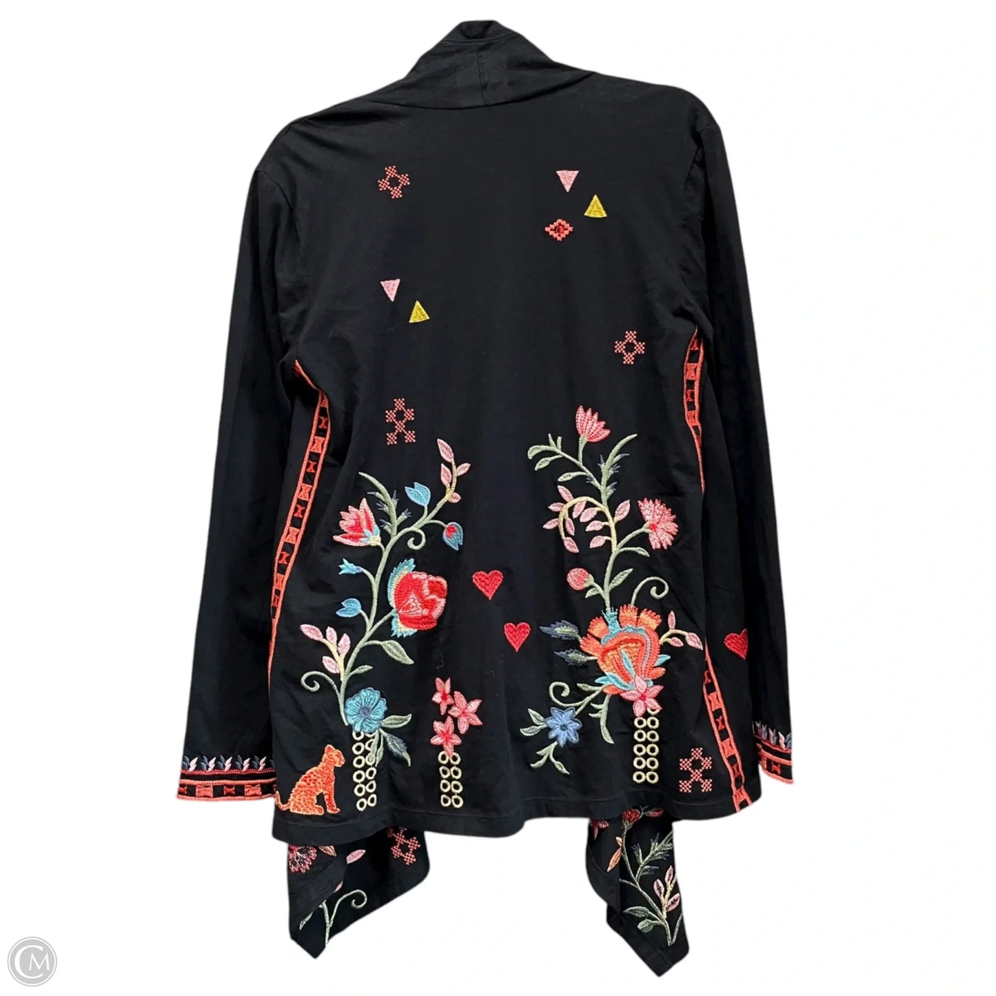 Cardigan By Johnny Was In Black, Size: S