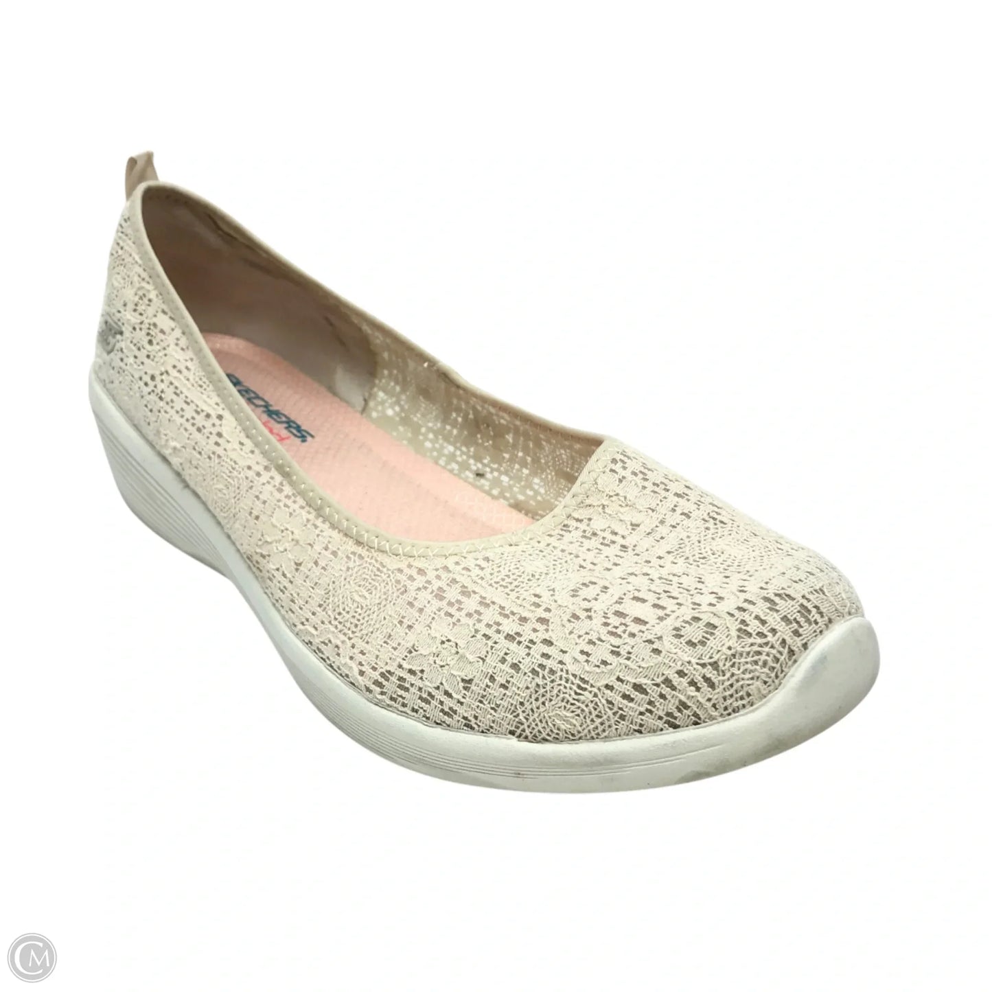 Shoes Flats By Skechers In Cream, Size: 11