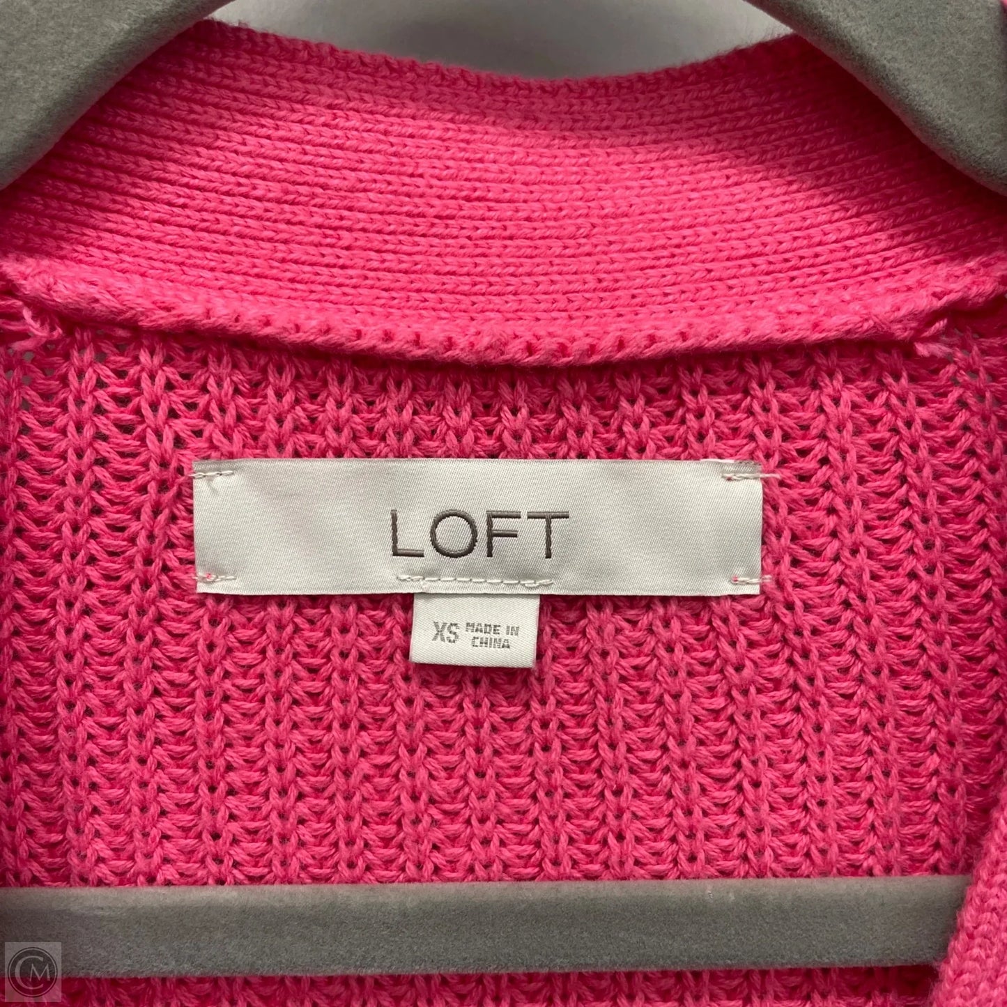 Sweater Cardigan By Loft In Pink, Size: Xs