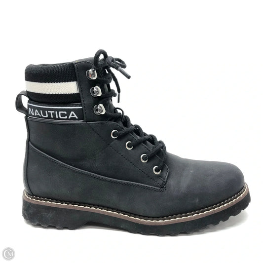 Boots Ankle Flats By Nautica In Black, Size: 7.5