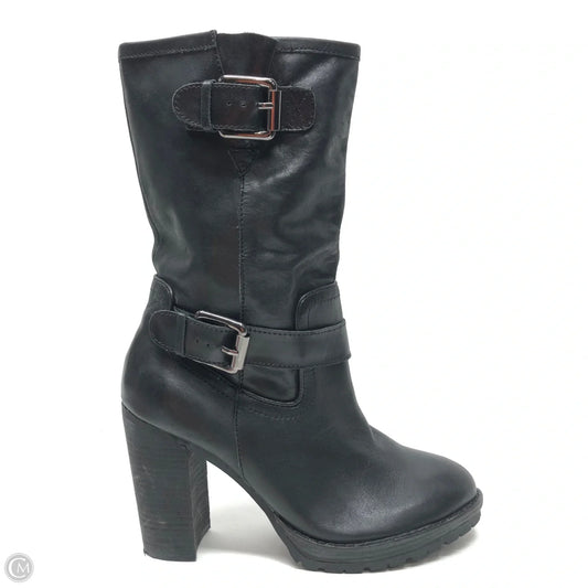 Boots Ankle Heels By Donald Pliner In Black, Size: 9.5