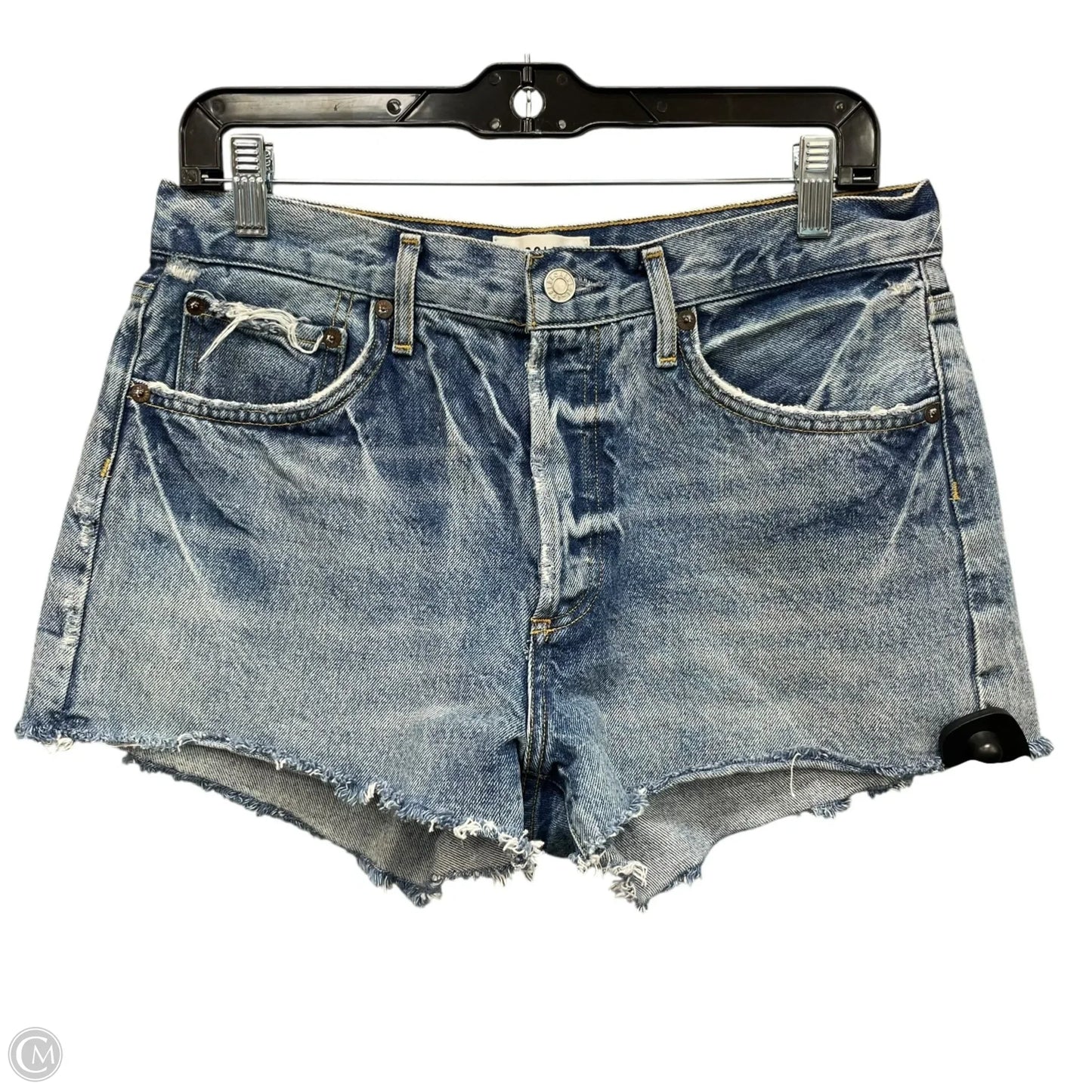 Shorts By Agolde In Blue Denim, Size: 6