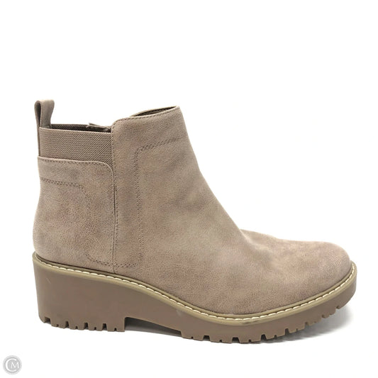 Boots Ankle Heels By Cliffs By White Mountain In Taupe, Size: 11