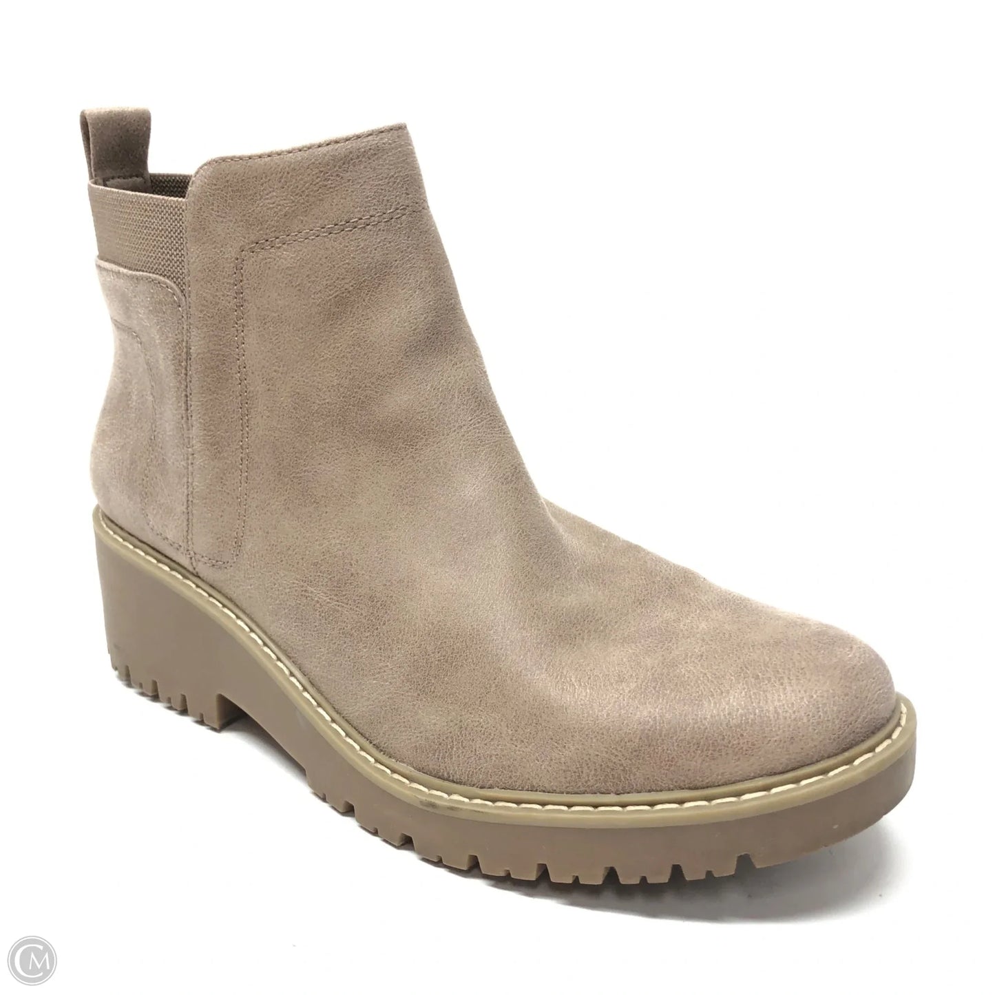 Boots Ankle Heels By Cliffs By White Mountain In Taupe, Size: 11