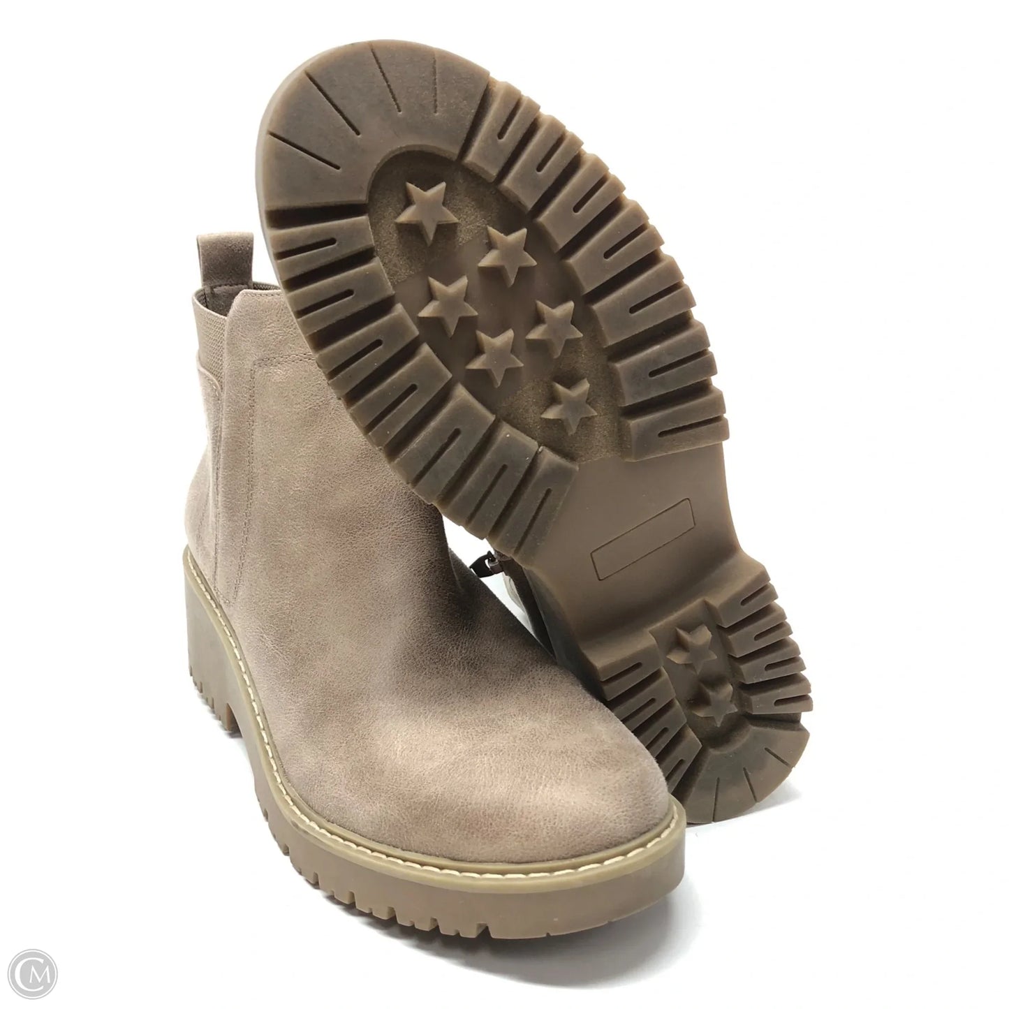 Boots Ankle Heels By Cliffs By White Mountain In Taupe, Size: 11