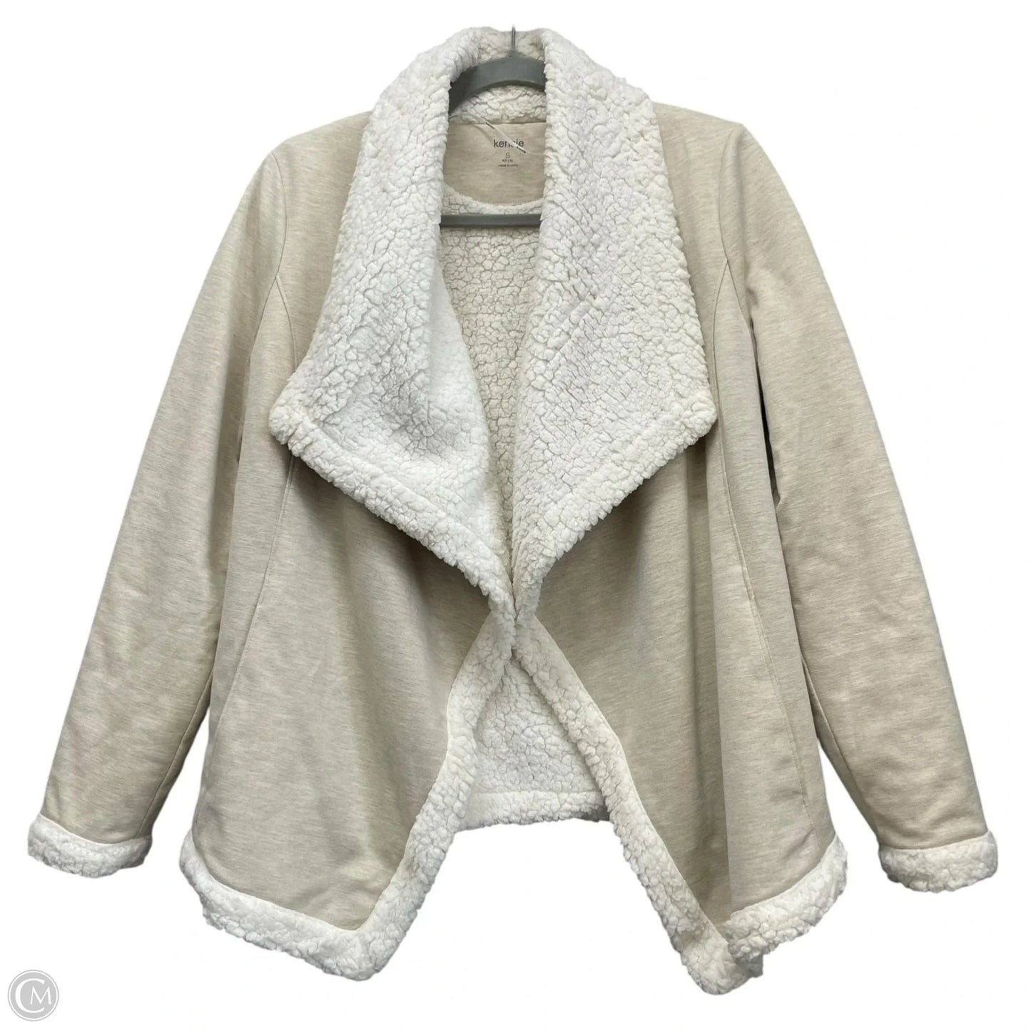Jacket Fleece By Kensie In Beige, Size: S