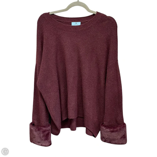 Sweater By Cece In Maroon, Size: S