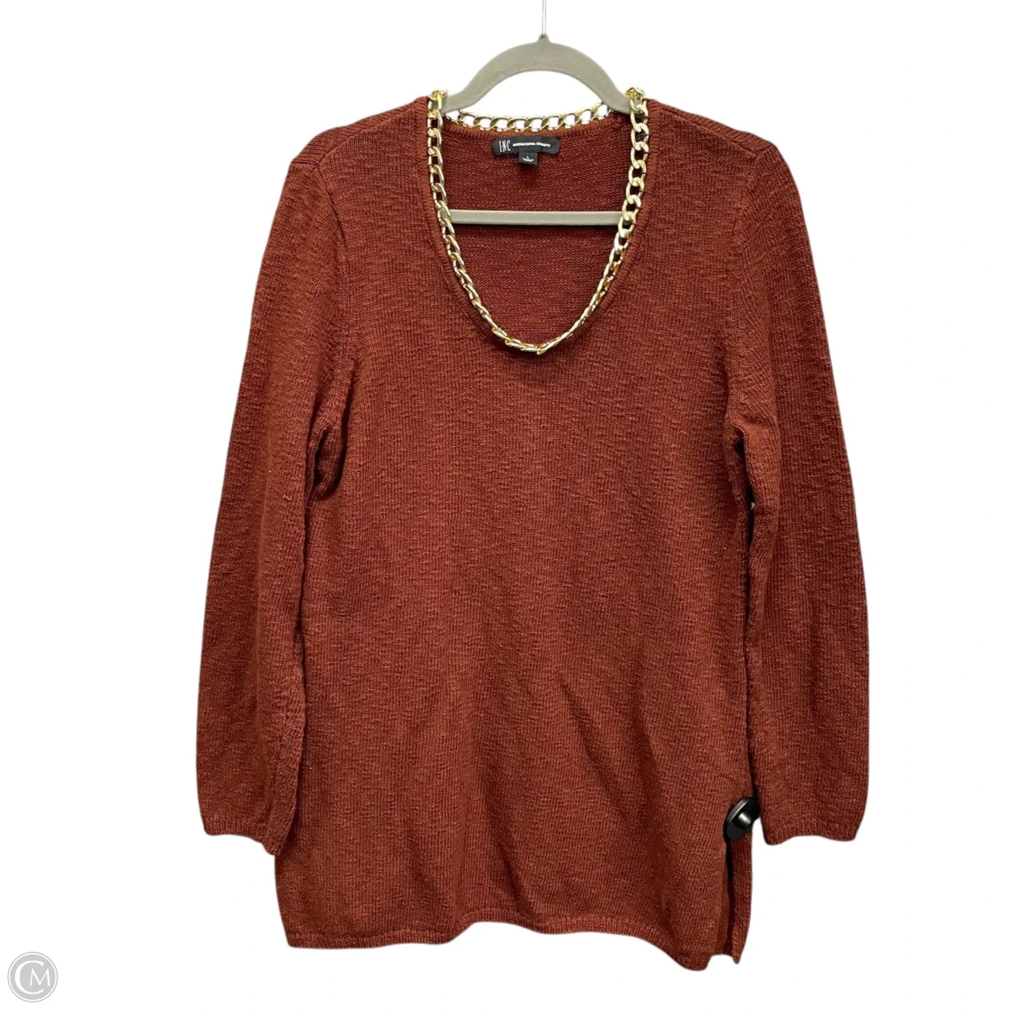 Sweater By Inc In Brown, Size: L