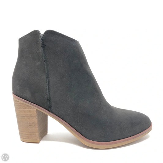 Boots Ankle Heels By Mia In Grey, Size: 9