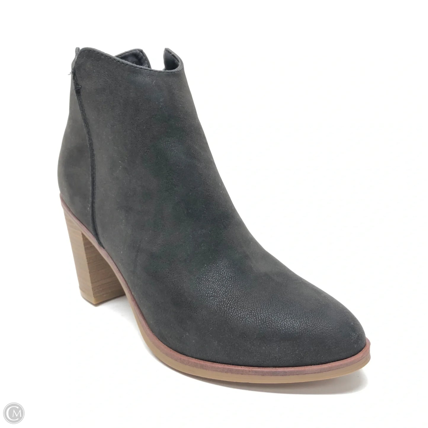 Boots Ankle Heels By Mia In Grey, Size: 9