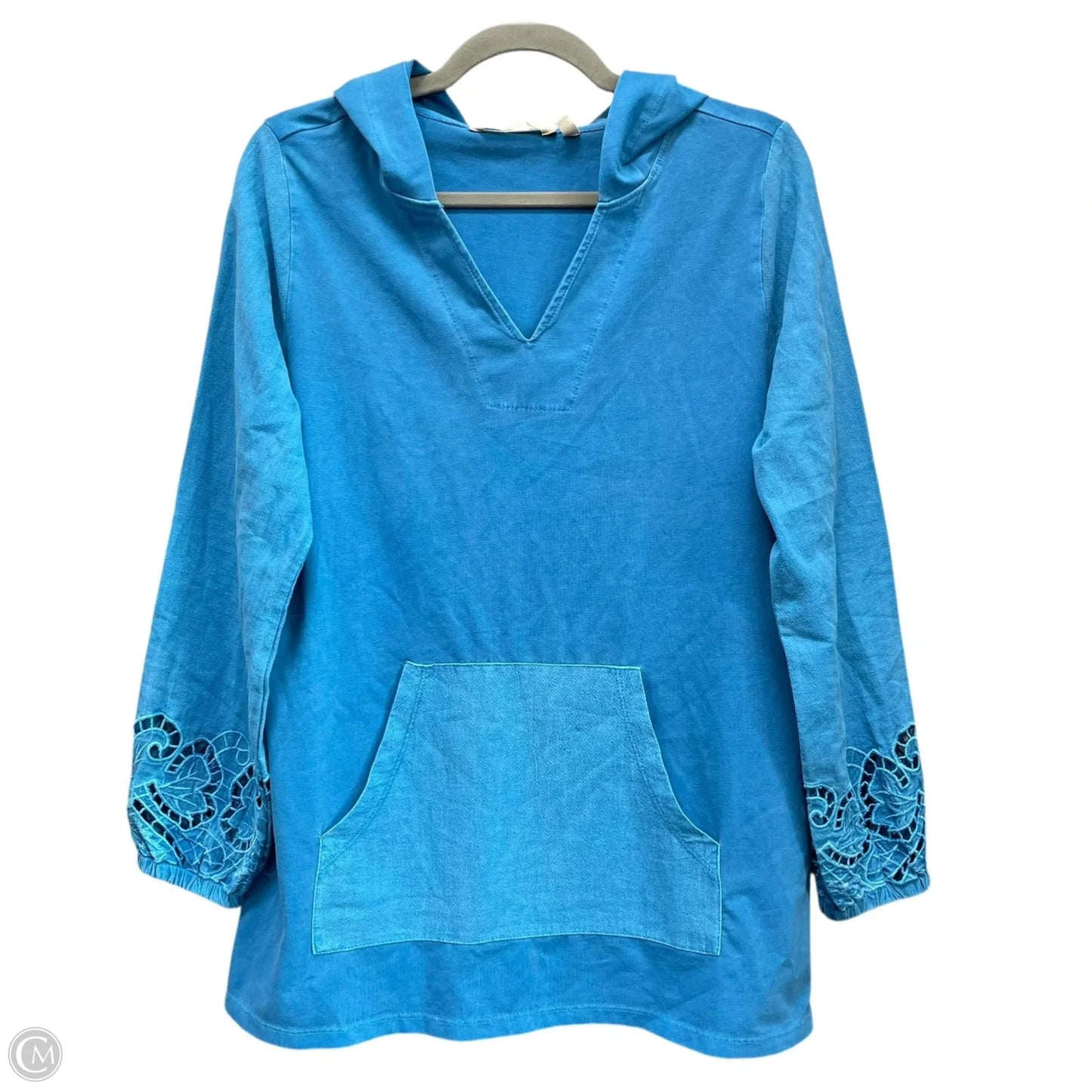 Top Long Sleeve By Soft Surroundings In Blue, Size: S