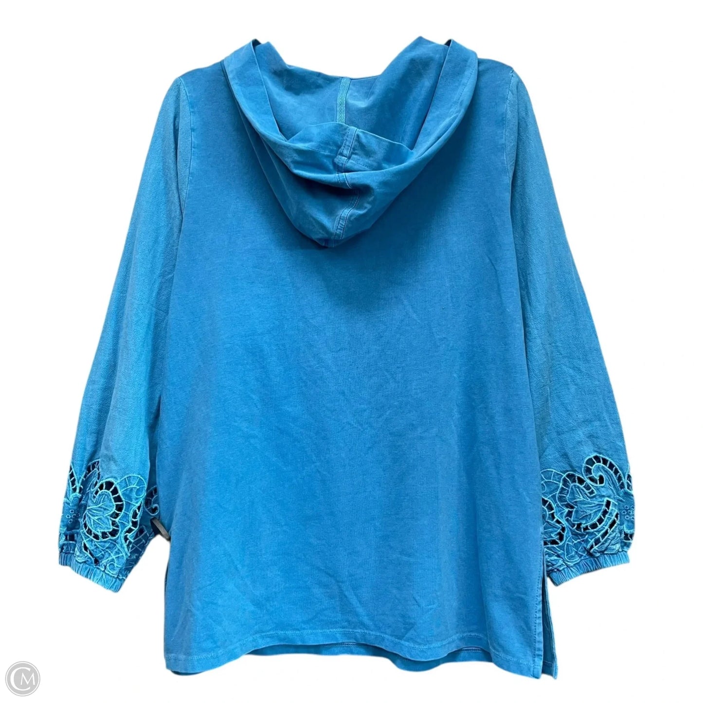 Top Long Sleeve By Soft Surroundings In Blue, Size: S