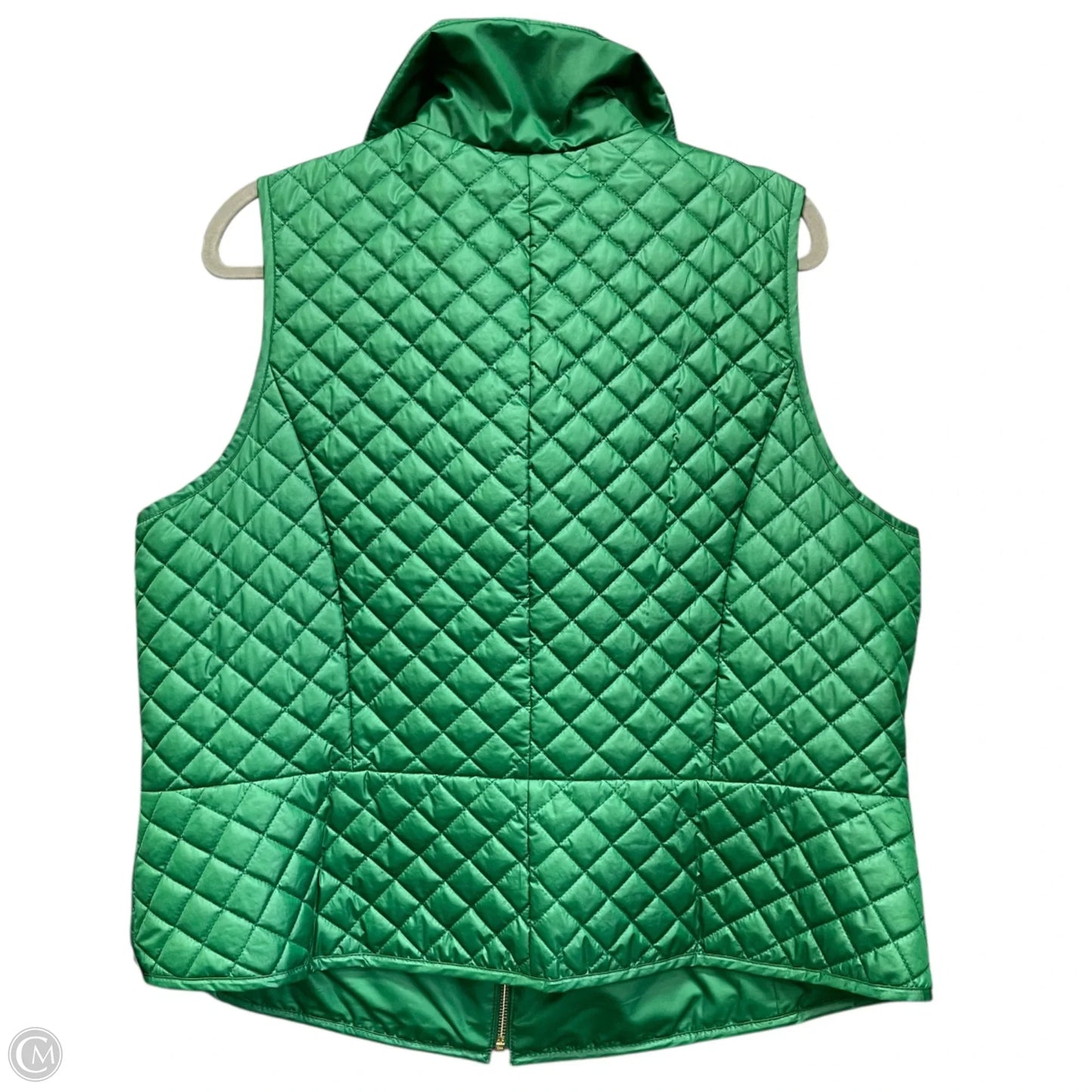 Vest Puffer & Quilted By Zenergy By Chicos In Green, Size: Xl