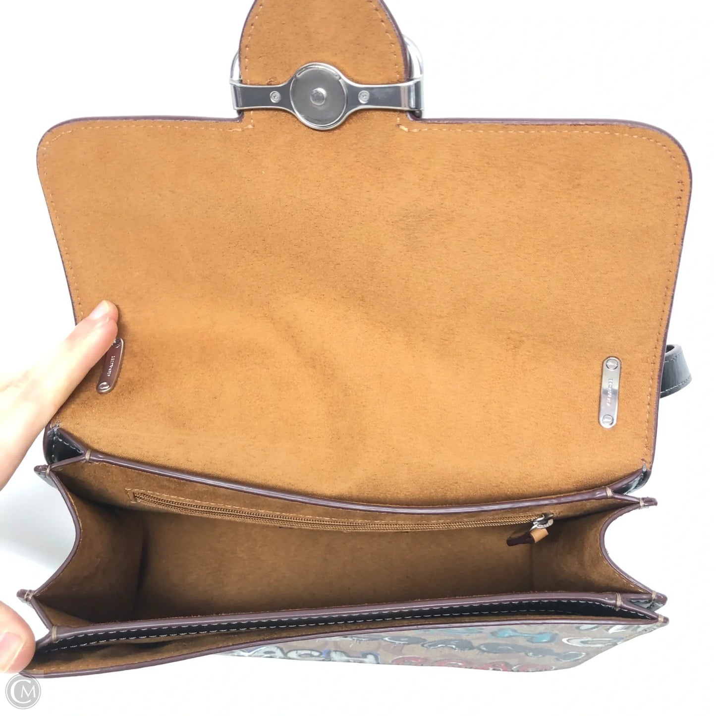 Crossbody Designer By Coach, Size: Medium