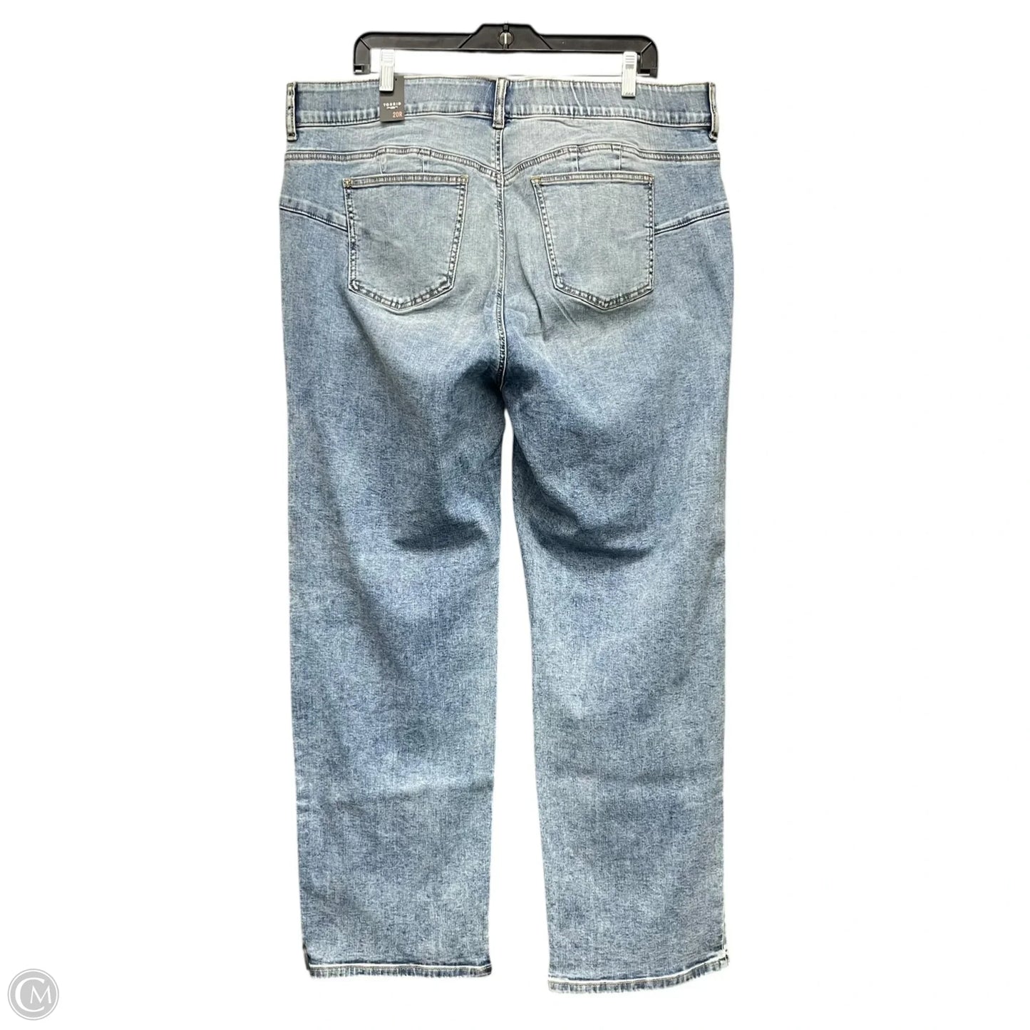Jeans Straight By Torrid In Blue Denim, Size: 20