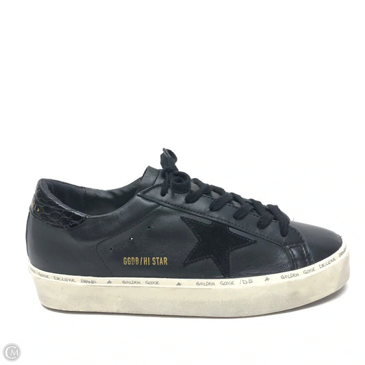 Shoes Luxury Designer By Golden Goose In Black & White, Size: 10.5