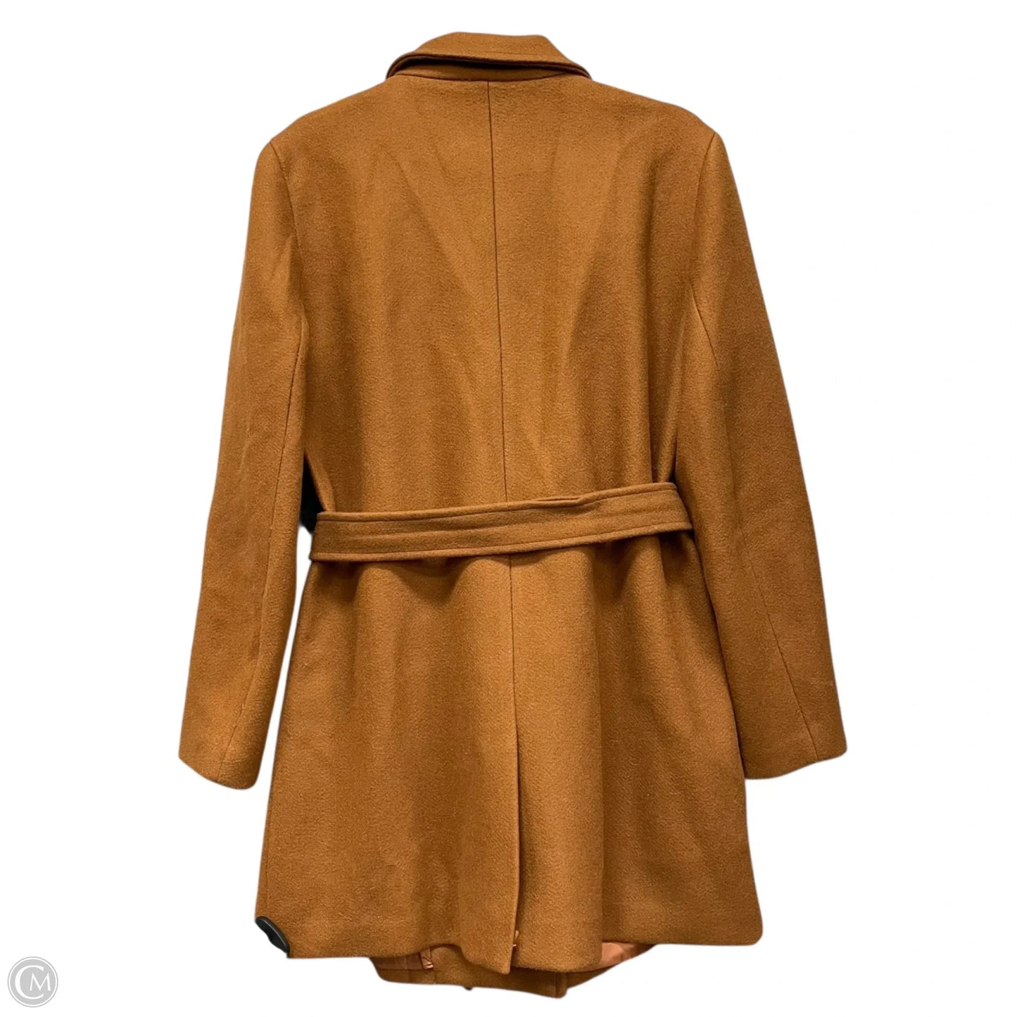 Coat Peacoat By Allegra K In Tan, Size: L