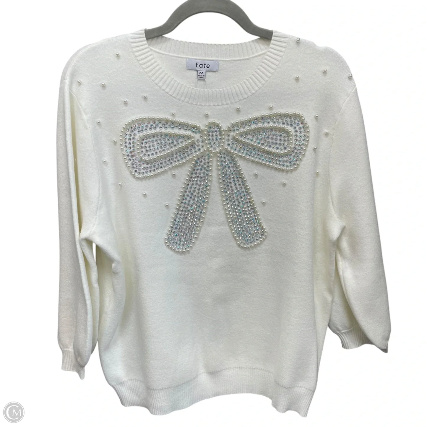 Sweater By Fate In Ivory, Size: M