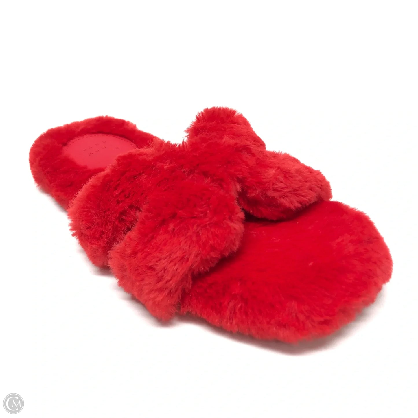Slippers By A New Day In Red, Size: 6