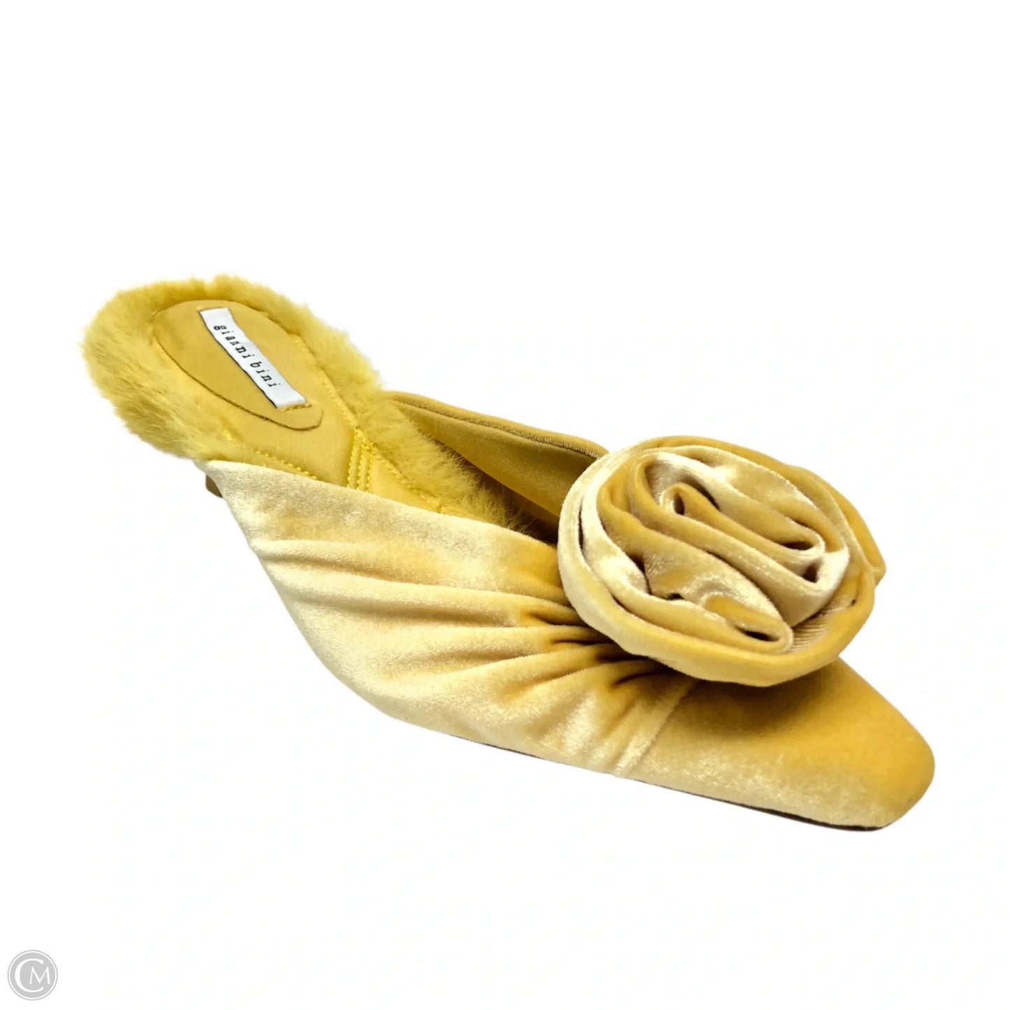 Shoes Heels Kitten By Gianni Bini In Yellow, Size: 6