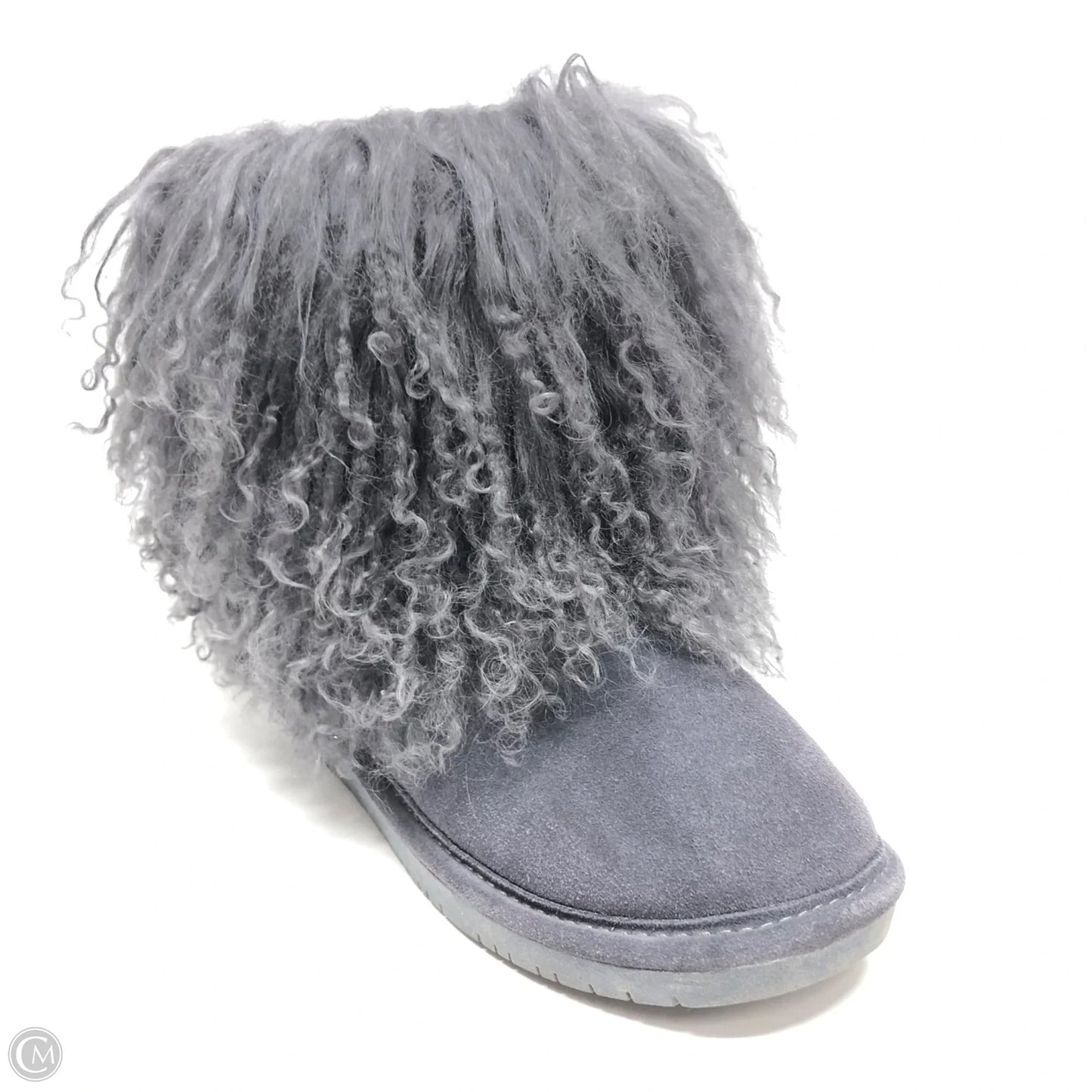 Boots Ankle Flats By Bearpaw In Grey, Size: 6