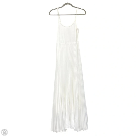 Dress Casual Midi By Anthropologie In White, Size: Xs
