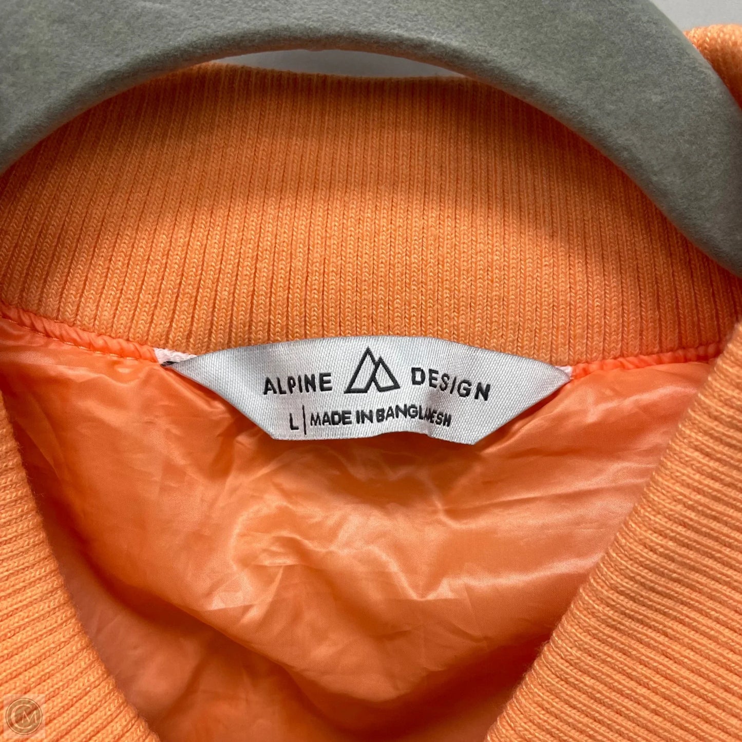 Vest Puffer & Quilted By Clothes Mentor In Orange, Size: L