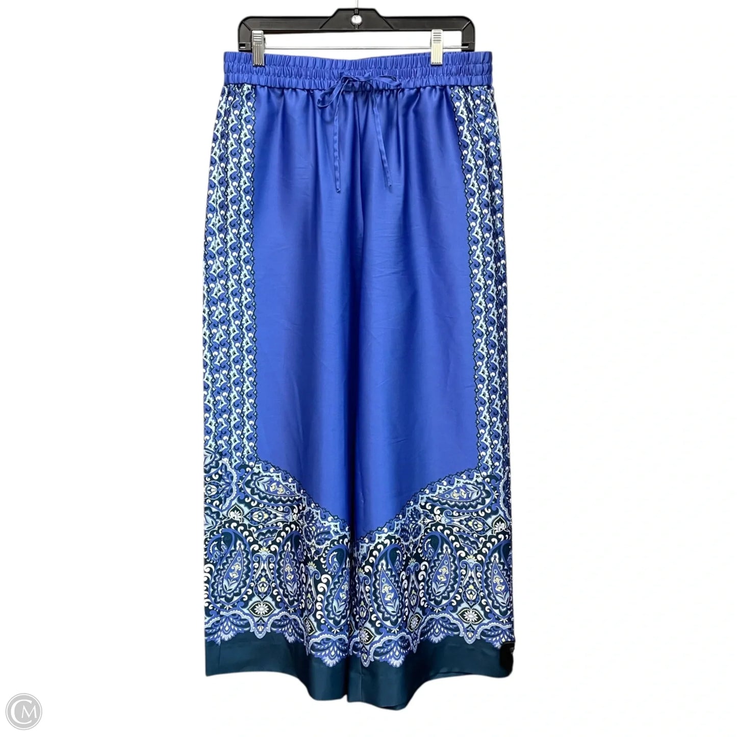 Pants Set 2pc By Chicos In Blue & White, Size: M